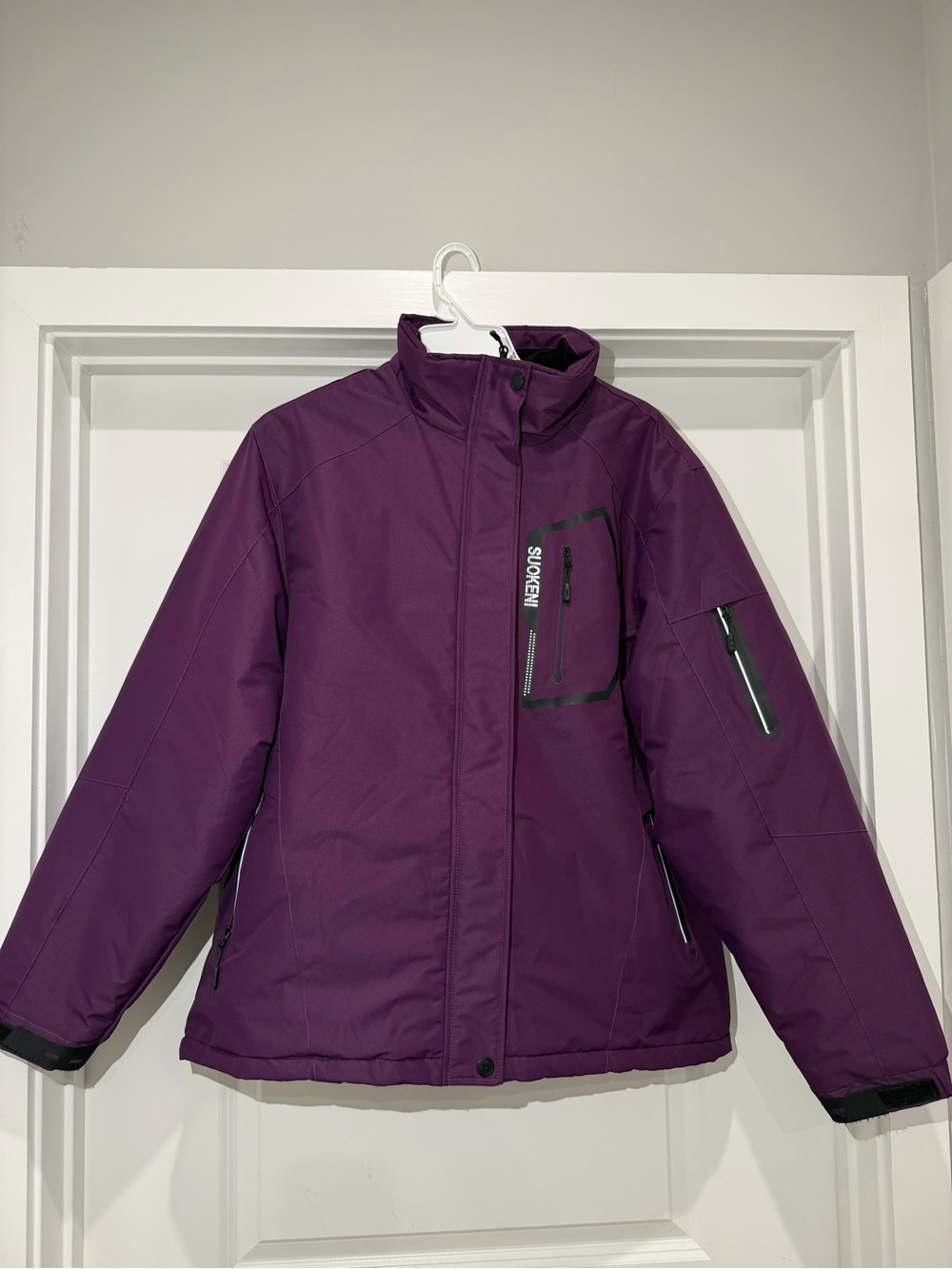 Sunken Women's Waterproof Warm Winter Snow Raincoat Ski Jacket- Size-XL